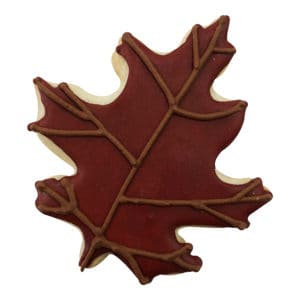 oak leaf cookie