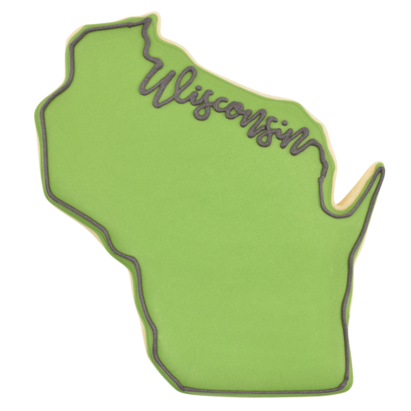 Wisconsin State Cookie Cutter (4") - Image 5