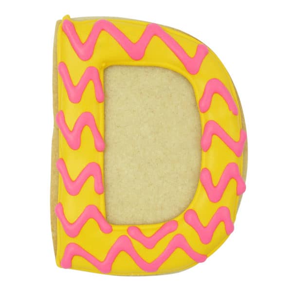 letter d cookie