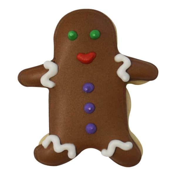 christmas gingerbread boy cookie