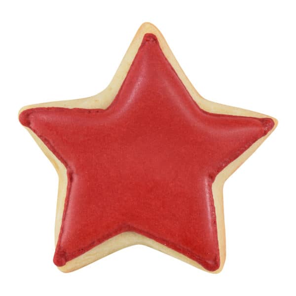 red star cookie