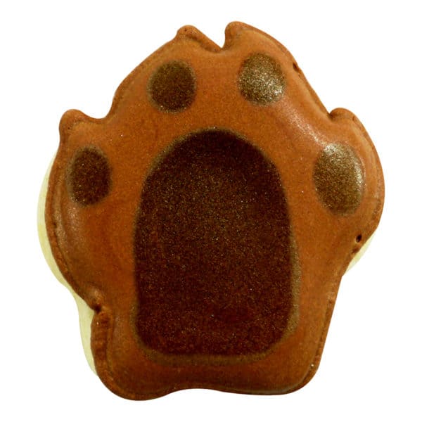 mini dog paw cookie