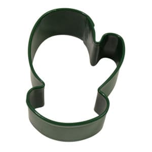 green mini winter mitten cookie cutter