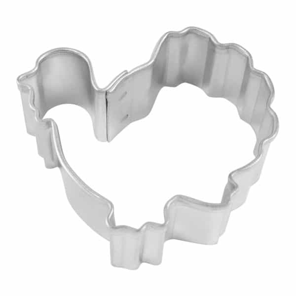 1.5" Mini Gobbler Turkey cookie cutter