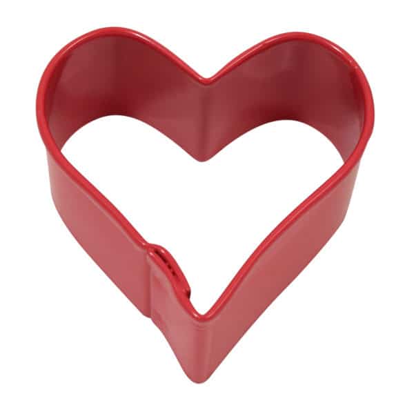 1.5" Red Mini Heart cookie cutter