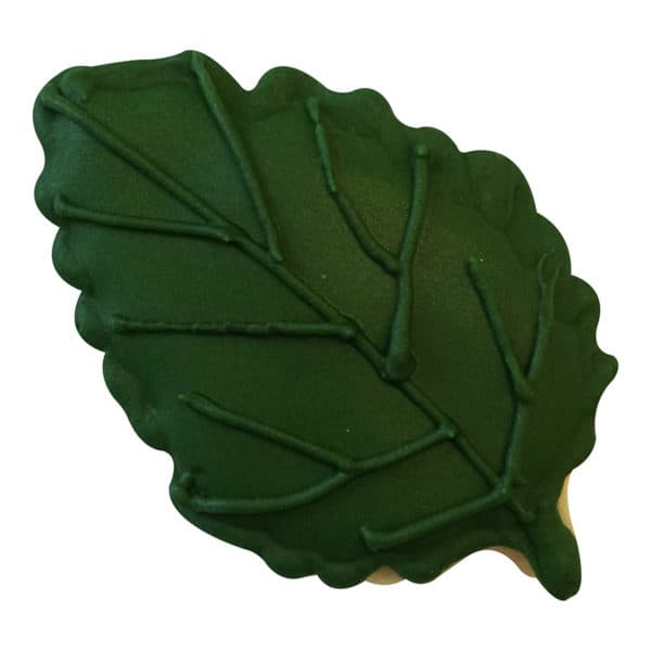 aspen leaf cookie