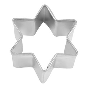 1.5" Mini Star Six Point cookie cutter