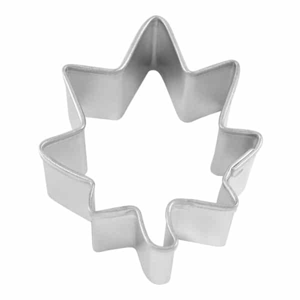 1.75" Mini Maple Leaf cookie cutter