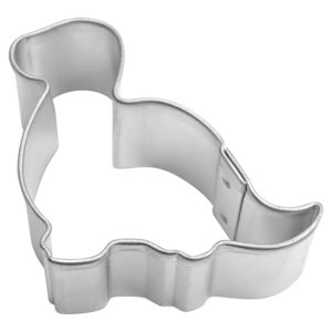 2" Mini Brontosaurus Dinosaur cookie cutter