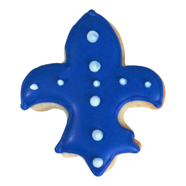 fleur di lis cookie