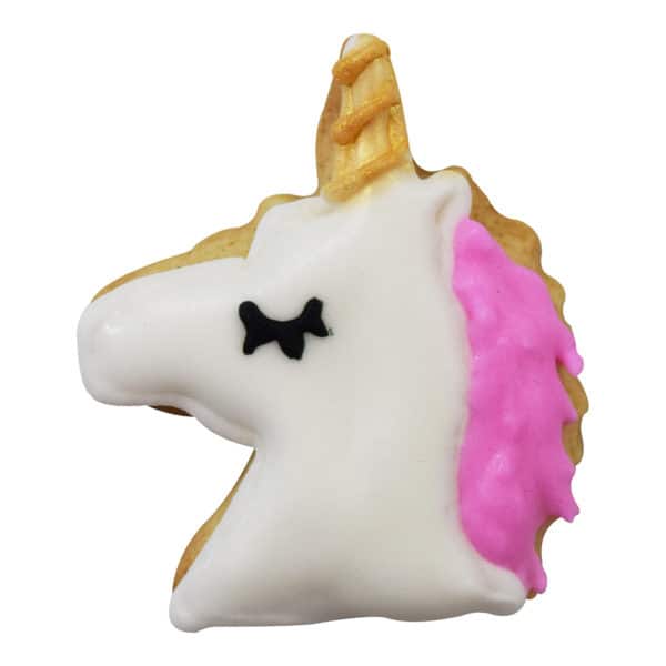 pink unicorn cookie