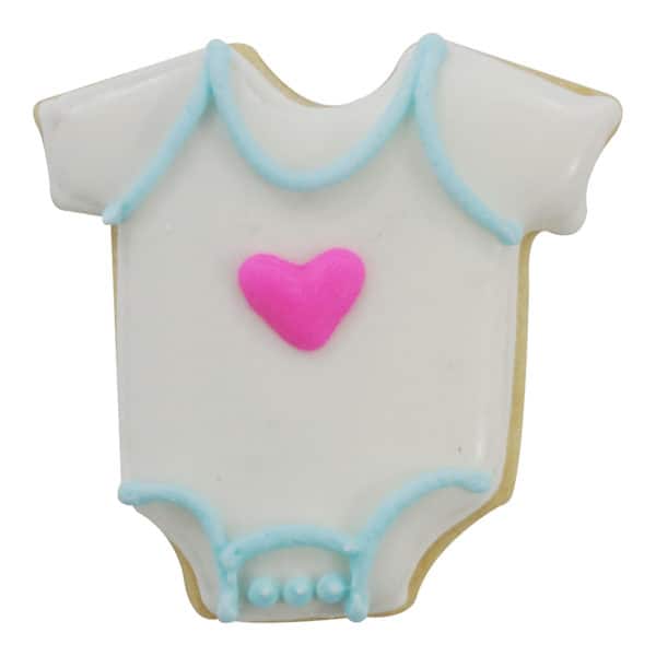baby bodysuit cookie
