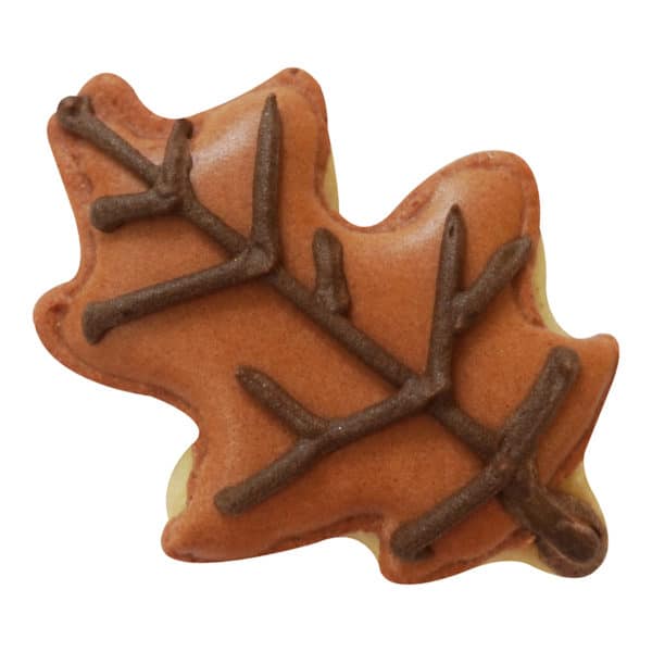 oak leaf cookie