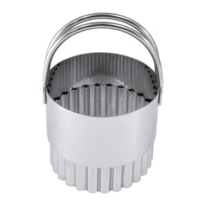 FLUTED BISCUIT CUTTER S/S 2"