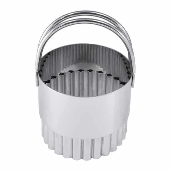 FLUTED BISCUIT CUTTER S/S 2"