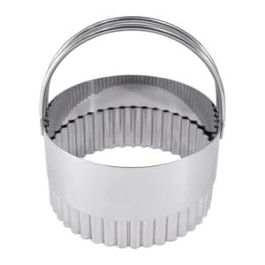 FLUTED BISCUIT CUTTER S/S 3.25"