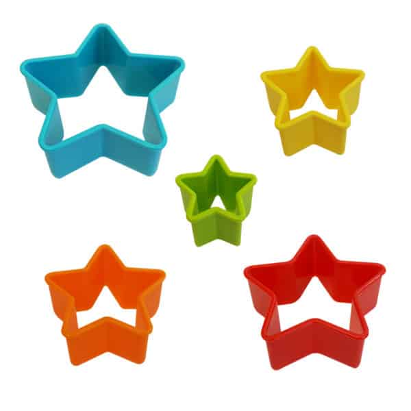 STAR BISCUIT CUTTER 5PC SET