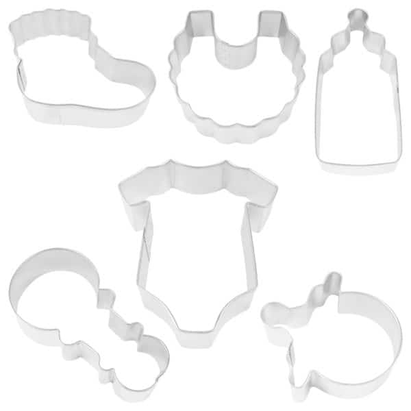 baby cookie cutter set 6 pieces
