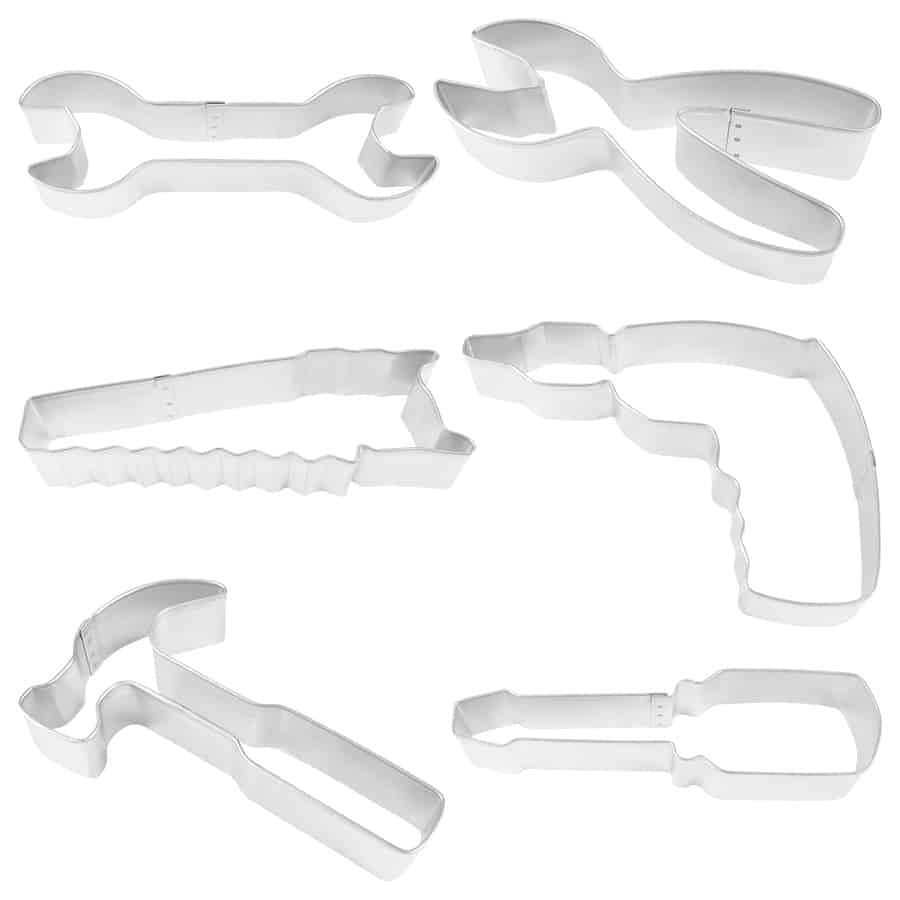 Tool Cookie Cutter Set (6 Metal Pieces)