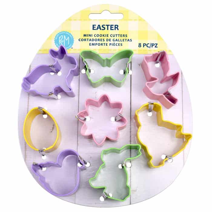 Mini Easter Cookie Cutter Set (8 Color Pieces) R&M International