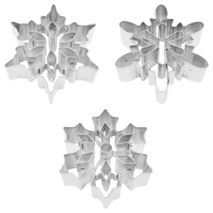 SNOWFLAKE 3 PC SET cookie cutter