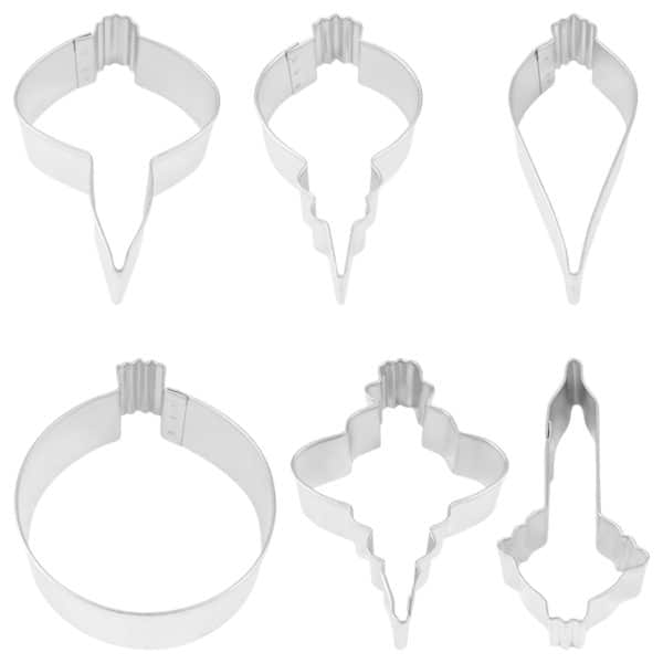 metal christmas ornament cookie cutters