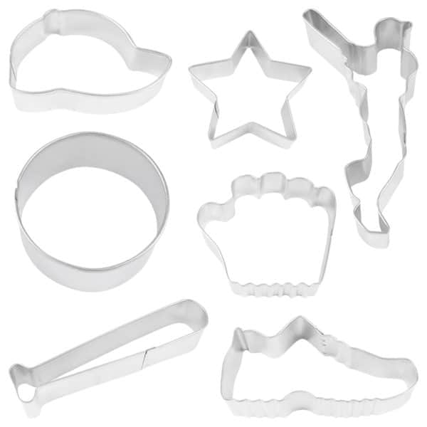 BASEBALL 7 piece cookie cutter set