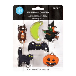 Mini Halloween Cookie Cutters 6 PC Set