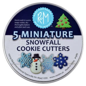 mini snowfall cookie cutters