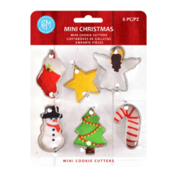 Mini Christmas Cookie Cutters 6 PC Set