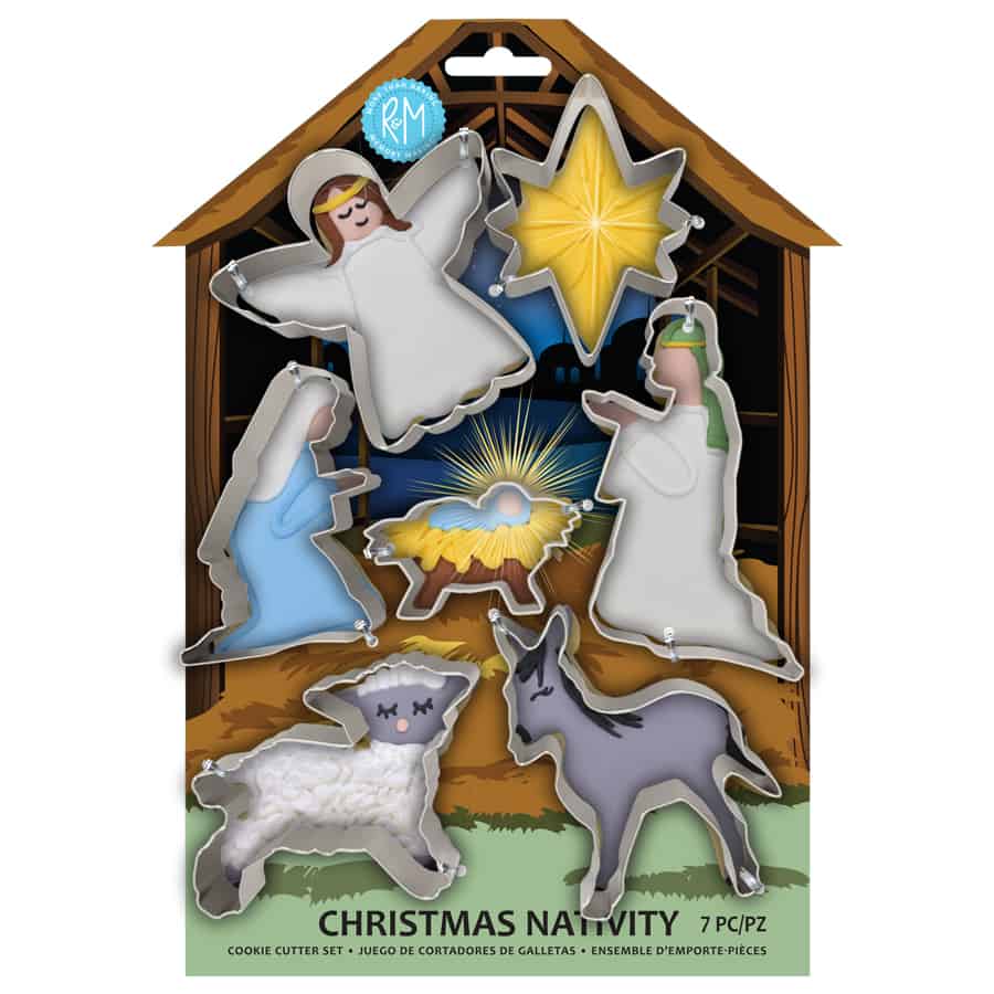thumbnail image 2 of Nativity Christmas Cookie Cutter / Trimmer Mold - 8cm - By Selling3d 2 of 3