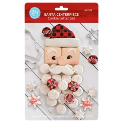 Santa Centerpiece 6 PC Cookie Cutter Set