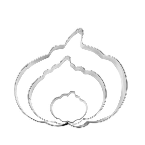 Pumpkin Cookie Cutter 3 PC Nested Set - Image 2
