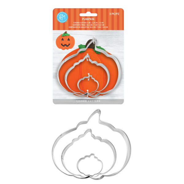 Pumpkin Cookie Cutter 3 PC Nested Set - Image 3