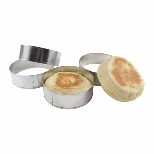 ENGLISH MUFFIN RINGS S/4