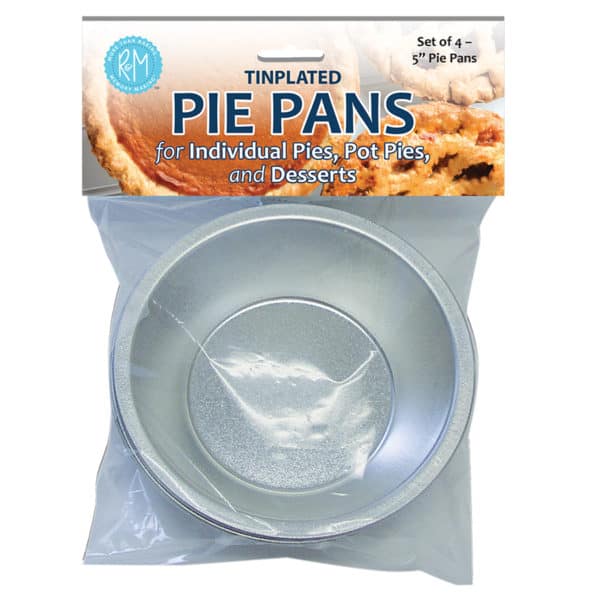 PIE PAN 5" TIN S/4