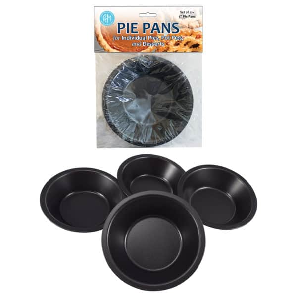 PIE PANS 5" NONSTICK S/4