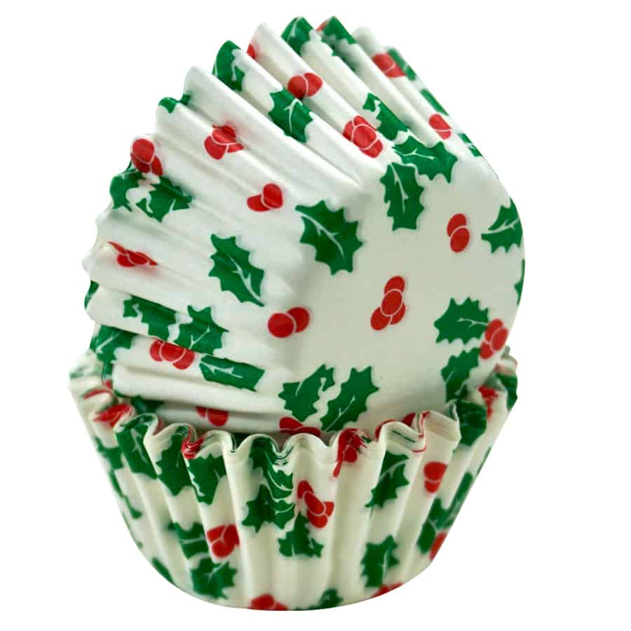 Mini Christmas Cupcake Liners