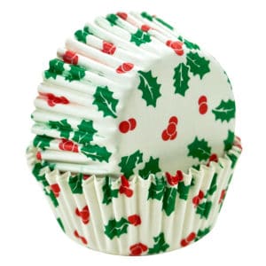 mini christmas cupcake liner