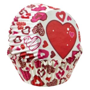 valentine's day cupcake liner