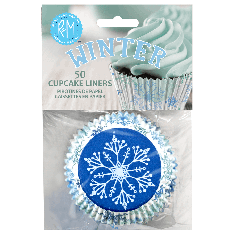 Winter Cupcake Liner (Standard Size)