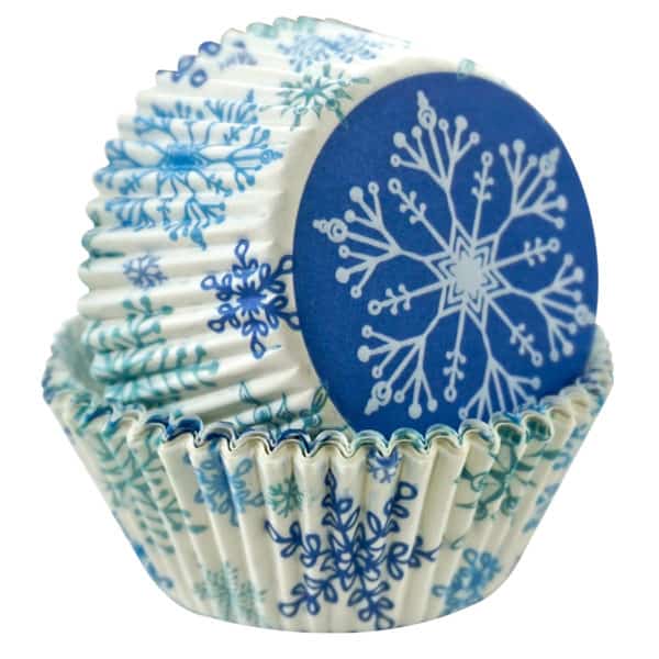 winter cupcake liner