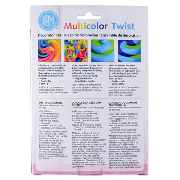 MULTICOLOR TWIST DECORATOR SET