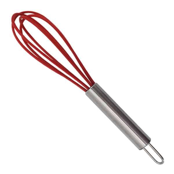SILICONE WIRE WHISK W/ S/S HANDLE