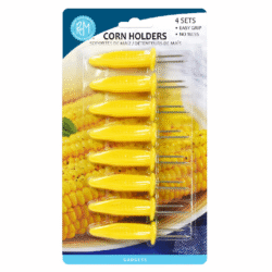 Jumbo Corn Holders S/8 Carded