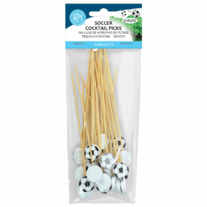 Soccer Cocktail Picks Pack of 25