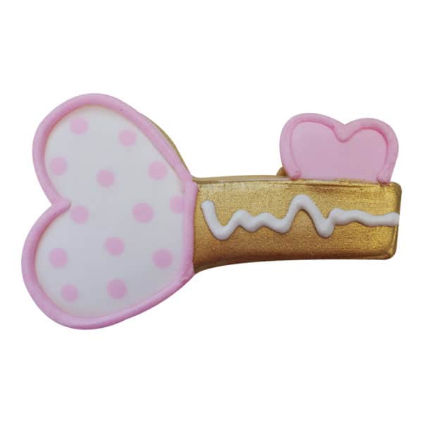heart key cookie