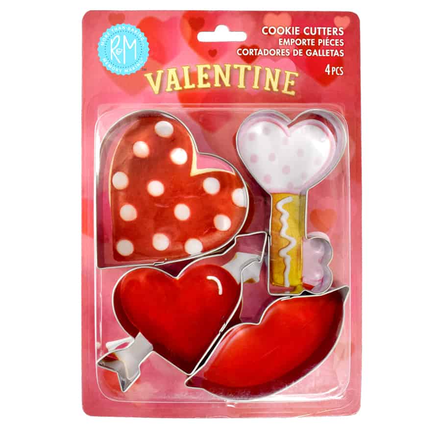 Heart Cookie Box Cookie Cutter Set, Fondant Cutters
