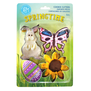 Spring Cookie Cutters 4 PC S/S Set Carded
