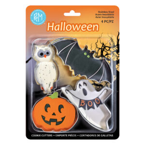 Halloween Cookie Cutters 4 PC S/S Set Carded